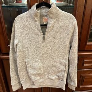 J crew zippered crew with pockets